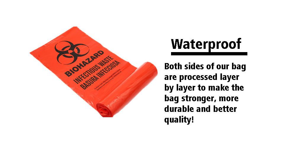 Biohazard Waste Specimen Transport Bags