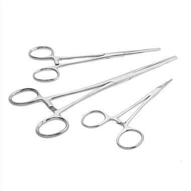 Medicīniskās nerūsējošā tērauda hemostatiskās knaibles